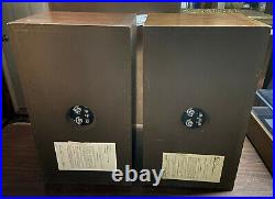 ACOUSTIC RESEARCH AR 2ax Vintage Stereo Speaker Cabinets with Crossovers