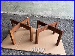 ACOUSTIC RESEARCH AR-3A SPEAKER STANDS/ Mid Modern Pair