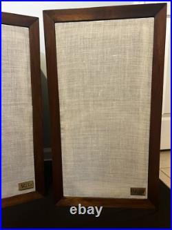 ACOUSTIC RESEARCH AR-3A Speakers Pair 43120/43122 Vintage