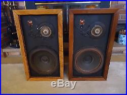 ACOUSTIC RESEARCH AR-3 SPEAKERS TOTALLY RESTORED AND GUARANTEED BY VINTAGE-AR