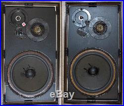ACOUSTIC RESEARCH AR 3a IMPROVED 3 WAY SPEAKER PAIR Excellent