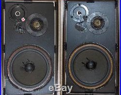 ACOUSTIC RESEARCH AR 3a IMPROVED 3 WAY SPEAKER PAIR Excellent