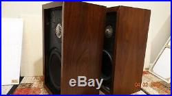 ACOUSTIC RESEARCH AR-3a SPEAKERS NICE LOOKING, GREAT SOUND-CHOICE OF GRILLS