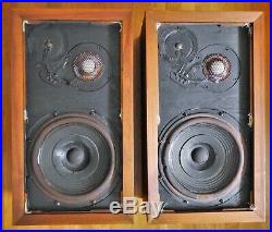 ACOUSTIC RESEARCH AR 3a SPEAKERS NICE SET! WITH LOW SERIAL #s & ALINCO WOOFERS