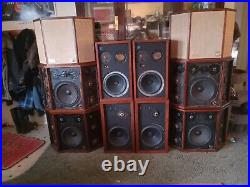 ACOUSTIC RESEARCH AR 3a SPEAKERS, RESTORED, Walnut Cases, Original Boxes