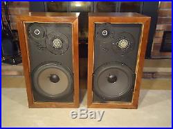 ACOUSTIC RESEARCH AR-3a SPEAKERS TOTALLY RESTORED AND GUARANTEED BY VINTAGE-AR