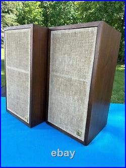 ACOUSTIC RESEARCH AR-4X 1970 Vintage Bookshelf Speakers Crossover Pot Bypassed
