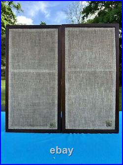 ACOUSTIC RESEARCH AR-4X 1970 Vintage Bookshelf Speakers Crossover Pot Bypassed