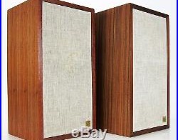 ACOUSTIC RESEARCH AR-4X BOOKSHELF SPEAKERS REFINISHED CABS NEW TWEETERS NICE