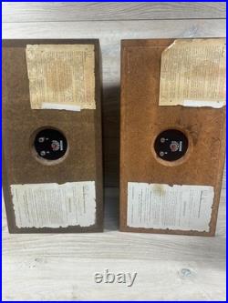 ACOUSTIC RESEARCH AR-4x SPEAKERS (AS IS) (READ!)