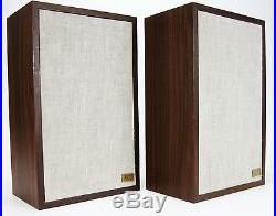 ACOUSTIC RESEARCH AR-7 BOOKSHELF SPEAKERS VINTAGE NEW SURROUNDS NICE