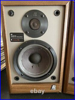 ACOUSTIC RESEARCH AR 8B Speakers - Clean - New Surrounds Sounds Great. Vintage