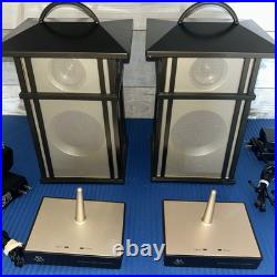 ACOUSTIC RESEARCH AW825 Portable Outdoor Wireless Speaker Set of 2 ACOUSTIC RESEARCH AW825 Portable Outdoor Wireless Speaker Set of 2