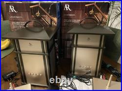 ACOUSTIC RESEARCH AW825 Portable Outdoor Wireless Speaker Set of 2 Used 1x