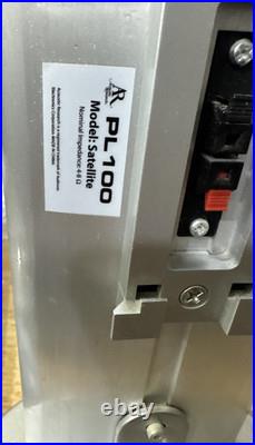 ACOUSTIC RESEARCH, PL 100 Model Satellite 3 SPEAKERS 100 Watts-1 Center, 2 Side