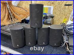 ACOUSTIC RESEARCH SET OF 5 Book Shelf Speakers MODEL HD510 IN GOOD CONDITION