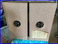 ACOUSTIC RESEARCH SPEAKERS MODEL AR-4xa Early Production 19X10X9