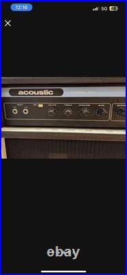 ACOUSTIC model 124 (1974-78) 350 watts/4 x 10 speakers ACOUSTIC model 124 (1974-78) 350 watts/4 x 10 speakers