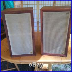AR3 Acoustic Research Speakers Vintage All Original. Restore, Parts Or Use
