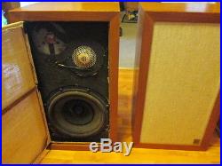 AR3 Acoustic Research Speakers Walnut Excellent Vintage Speakers Original AR 3