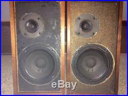 AR4X ORIGINAL Vintage Speakers FLAWLESS Condition FX216872, FX216878