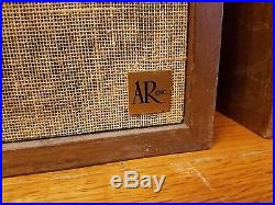 AR4 Acoustic Research Speakers Pair 52 Year Old Classics Legendary Sound