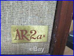 AR-20ax Acoustic Research Vintage Wood Cabinet Speakers
