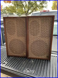 AR-2a Acoustic Research Suspension 3 way Loudspeakers Vintage Pair