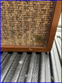 AR-2a Acoustic Research Suspension 3 way Loudspeakers Vintage Pair