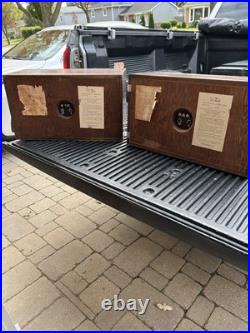 AR-2a Acoustic Research Suspension 3 way Loudspeakers Vintage Pair