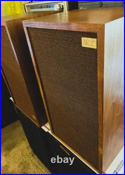 AR-2x SPEAKERS in AMAZING CONDITION woofers + tweeter pots + crossovers restored