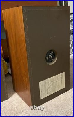 AR-2x SPEAKERS in AMAZING CONDITION woofers + tweeter pots + crossovers restored