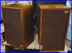 AR-2x SPEAKERS in AMAZING CONDITION woofers + tweeter pots + crossovers restored