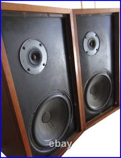 AR-2x SPEAKERS in AMAZING CONDITION woofers + tweeter pots + crossovers restored