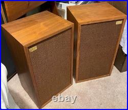 AR-2x SPEAKERS in AMAZING CONDITION woofers + tweeter pots + crossovers restored