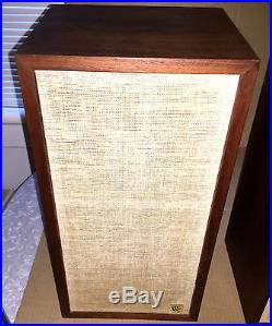 AR 4x SPEAKERS VINTAGE 1970s EXCELLENT CONDITION AUDIO-RESEARCH WALNUT WORKING