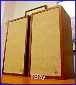 AR 4x Vintage Speakers With Original Boxes New Potentiometers Sound Amazing