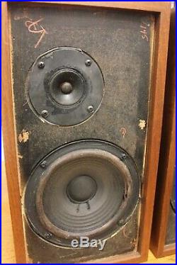AR 4x Vintage Speakers With Original Boxes New Potentiometers Sound Amazing