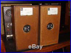AR-4xa PAIR OF SPEAKERS ACOUSTIC RESEARCH WORKING CONDITION