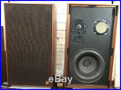 AR ACOUSTIC RESEARCH AR-2ax VINTAGE SPEAKERS RESTORED ALL ORIGINAL DRIVERS/POTS