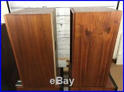 AR ACOUSTIC RESEARCH AR-2ax VINTAGE SPEAKERS RESTORED ALL ORIGINAL DRIVERS/POTS