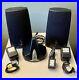 AR AW871 Wireless Stereo Speakers, original power cords, clean batt compartment