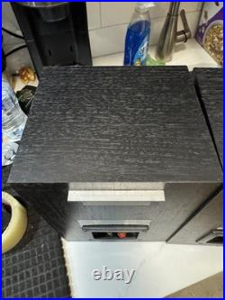 AR Acoustic Research 215 PS Black Bookshelf Speaker Set Tested Work Great