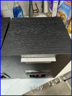 AR Acoustic Research 215 PS Black Bookshelf Speaker Set Tested Work Great