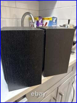 AR Acoustic Research 215 PS Black Bookshelf Speaker Set Tested Work Great