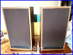 AR Acoustic Research 38S Vintage Speakers ORIG. DRIVERS ALLISON TWEETS REFOAMED