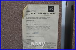 AR Acoustic Research AR-16 2-Way Large Bookshelf Stereo Speakers Vintage 1970's
