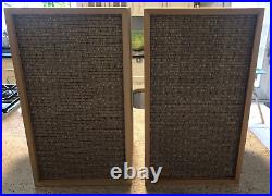 AR Acoustic Research AR-2 Speakers Serial #F18022 /23 Perfect Working Condition