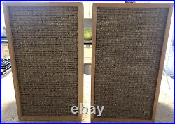 AR Acoustic Research AR-2 Speakers Serial #F18022 /23 Perfect Working Condition
