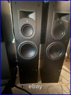 AR Acoustic Research AR-318PS Home Theater Speaker System Black Banana Jack